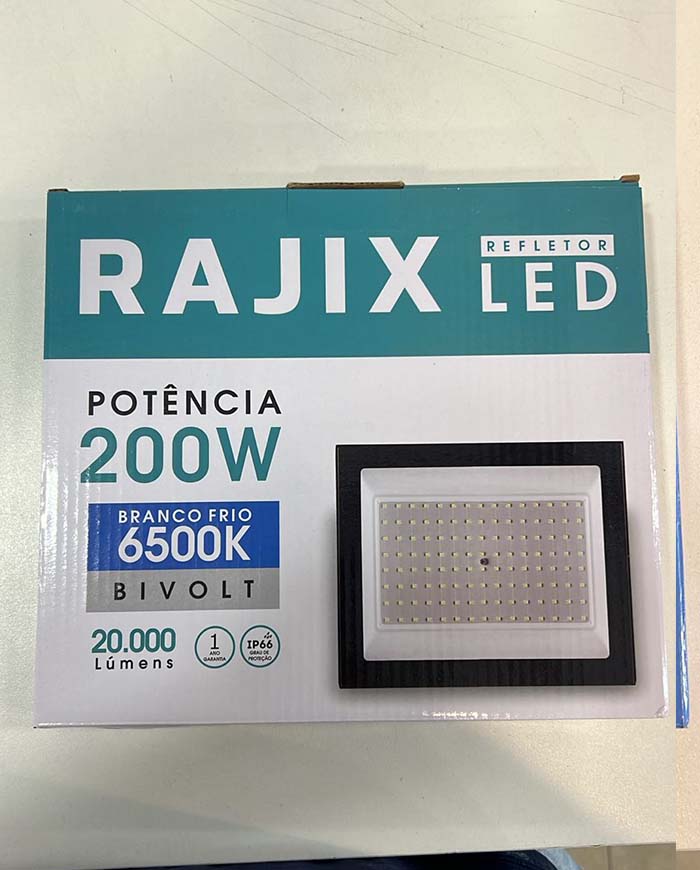 REFLETOR LED 200W 6500K